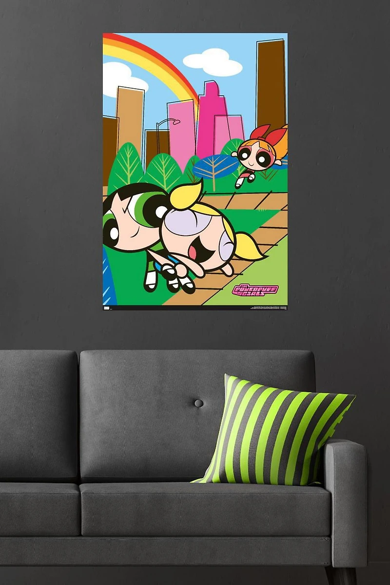 The Powerpuff Girls - Group Park Wall Poster, 22.375" x 34"