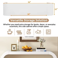 Noble House Modern Minimalist Console Table, Elegant and Versatile Design, Perfect, Sturdy and Stable Frame,White