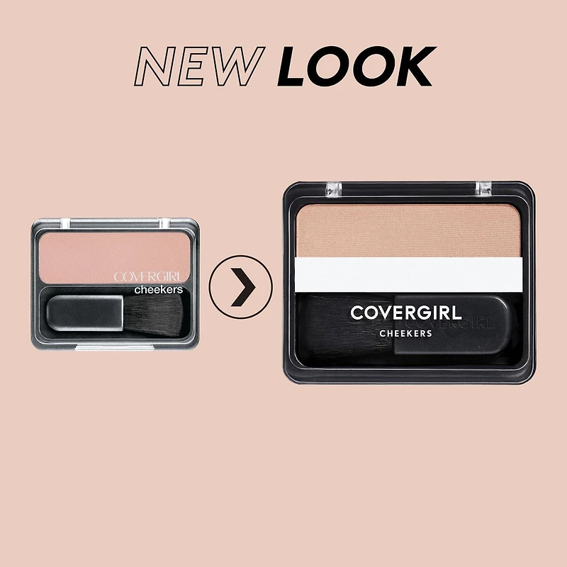 COVERGIRL Cheekers Blush, Soft, Blendable, Lightweight Formula, Easy & Natural Look, 100% Cruelty-Free