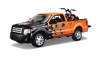 Maisto Tech Maisto-1:24 Pick up Truck with 1:24 Motorcycle - H-D 2007 XL 1200N Nighster® + Ford F-150 Stx