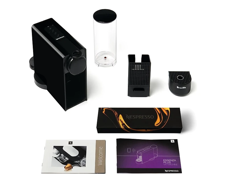 Nespresso® Essenza Plus Espresso Machine by Breville, Black