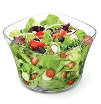 Starfrit Salad Spinner, 5L Capacity, Retractable Handle, Quick-Action Brake, Non-Slip feet, Bowl for Mixing and Serving, Dishwasher Safe