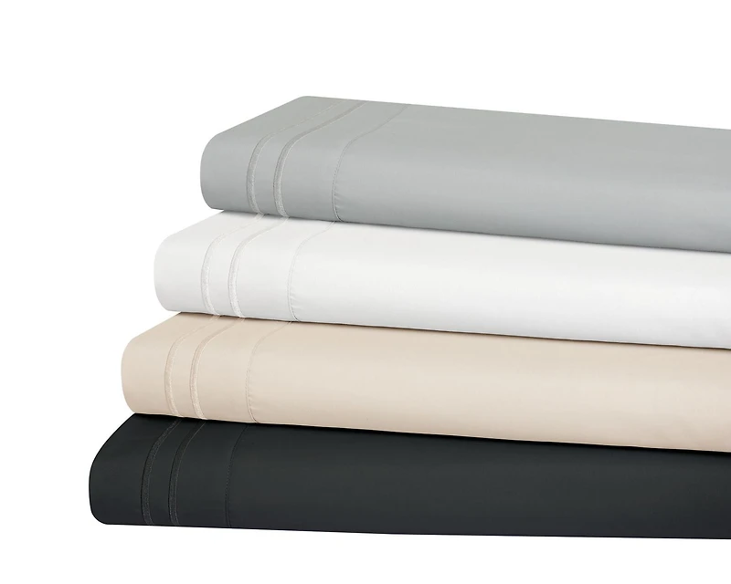 4 Pieces Soild Microfiber Sheet Set