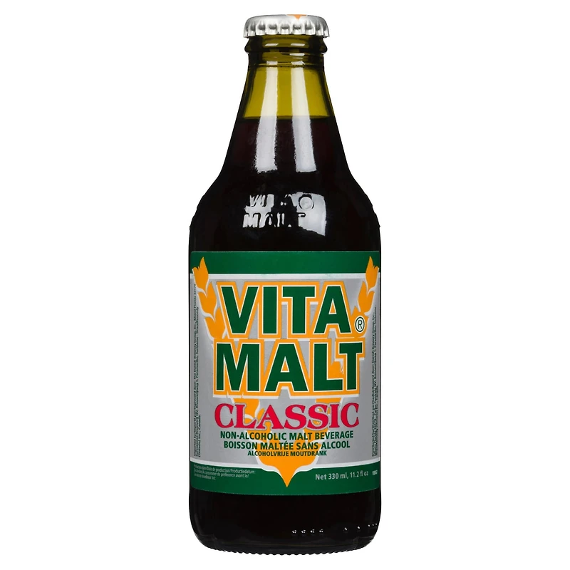 Boissons de malt non alcoolisées Classic de Vitamalt, 330ml Bouteille