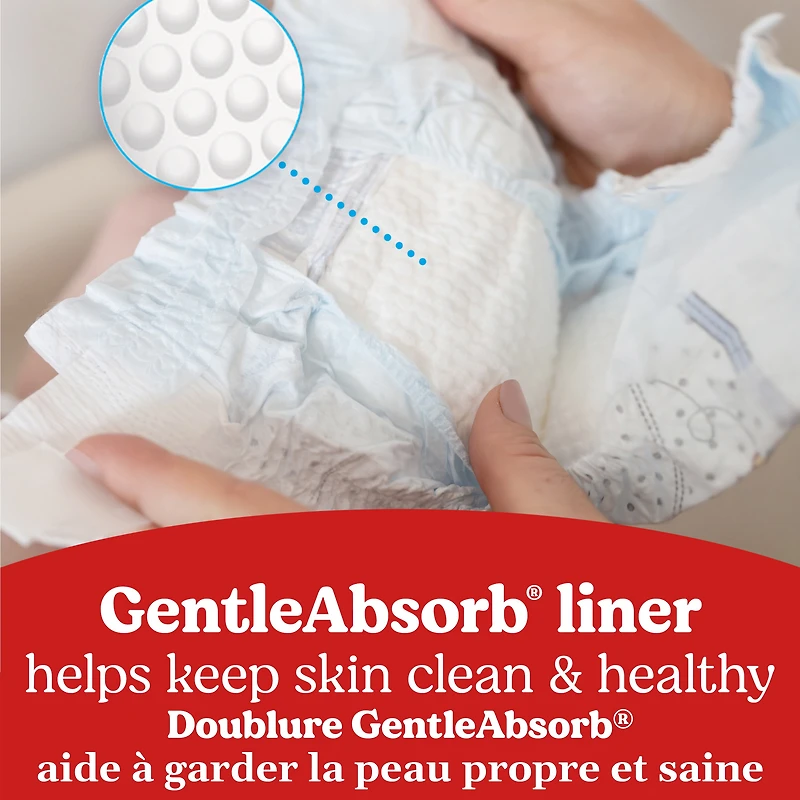 Couches pour bébé Huggies Skin Essentials, taille NB (6 à 9 lb), 180 couches