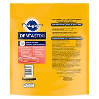PEDIGREE DENTASTIX Gâteries de soins buccodentaires saveur de bœuf pour chiens adultes de race moyenne – réduisent l’accumulation de plaque et de tartre, 40 bâtonnets