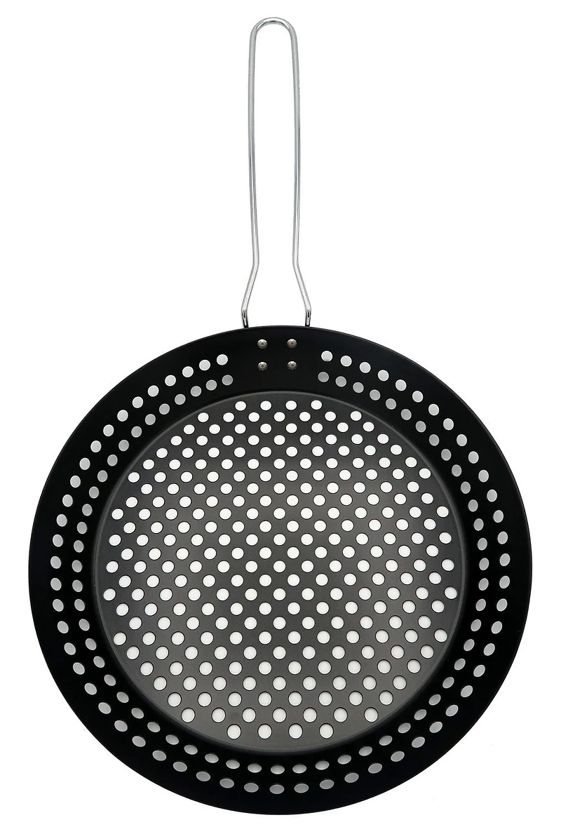 Expert Grill Non-Stick Grilling Skillet with Foldable Handle