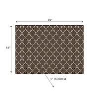 Tapis Pvc Imprimé Design Marocain 18"X30"