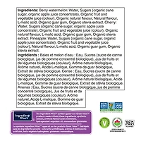 Great Value Organic Fruit Flavoured Ice Pops - Berry Watermelon, Cherry, Pineapple