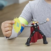 Marvel Avengers Bend and Flex Thor Vs. Loki Action Figure Toys, 6-Inch Flexible Figures, Includes 2 Accessories, Ages 4 And Up