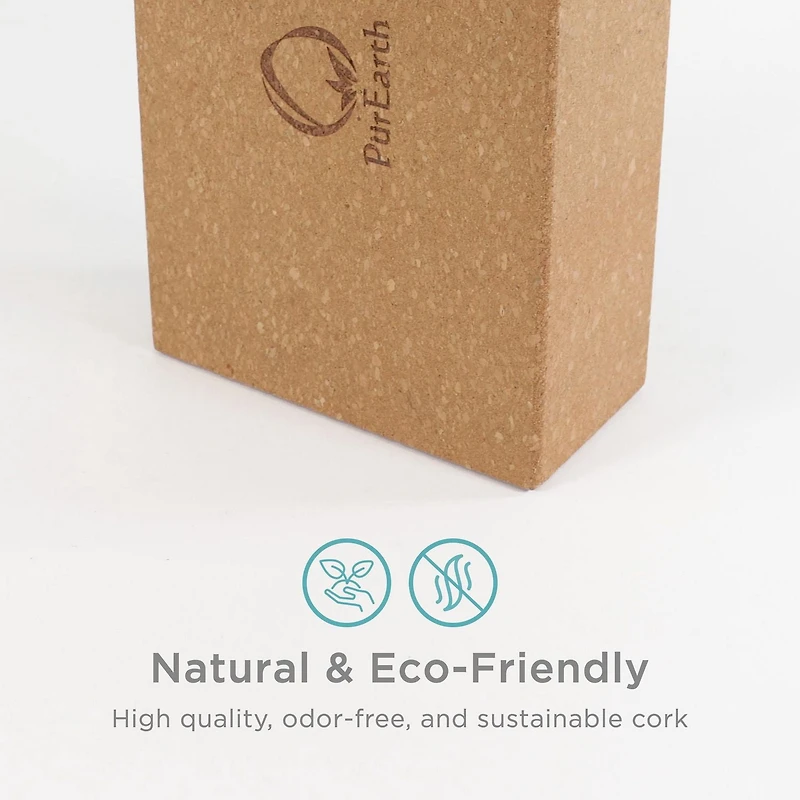 PurEarth Eco Cork Yoga Block