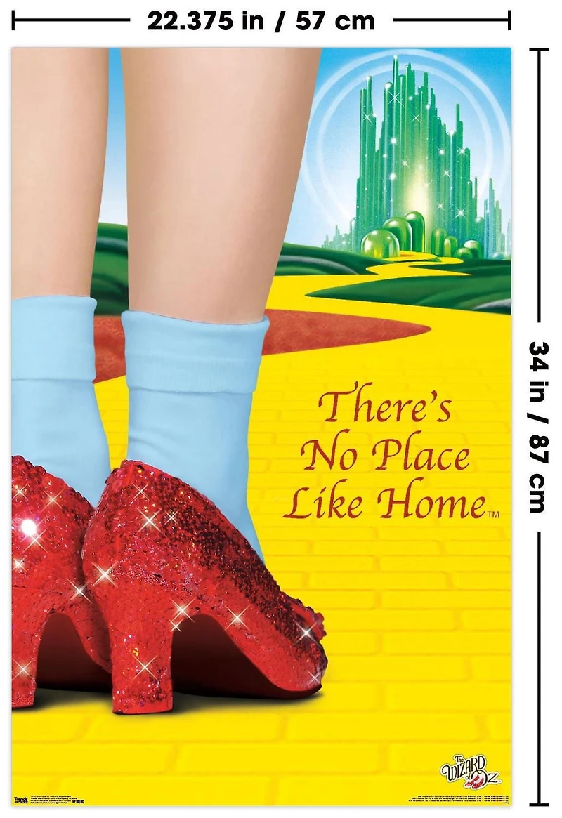 The Wizard Of Oz - No Place Like Home Wall Poster, 22.375" x 34"