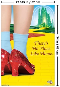 The Wizard Of Oz - No Place Like Home Wall Poster, 22.375" x 34"