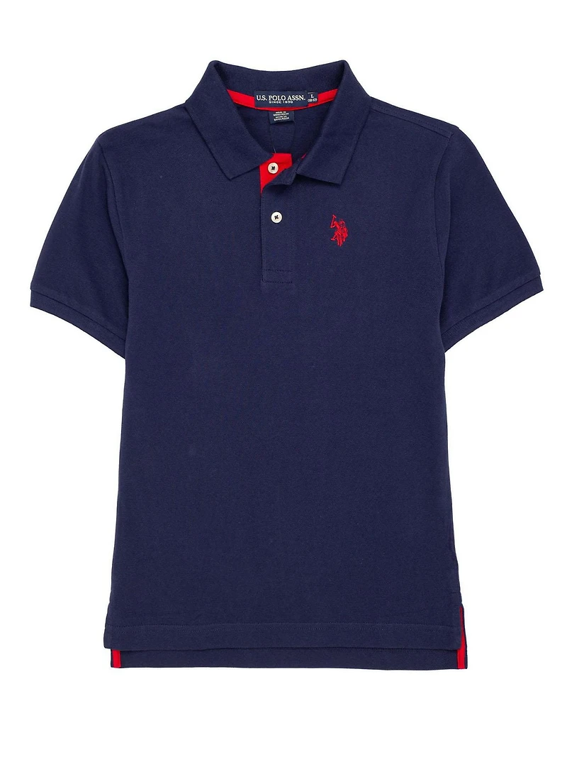 U.S. Polo Assn. À Manches Courtes Pour Garçon