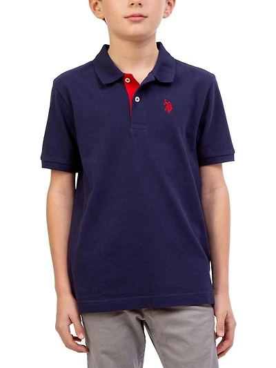 U.S. Polo Assn. Boy's Short Sleeve Shirt, Shirt