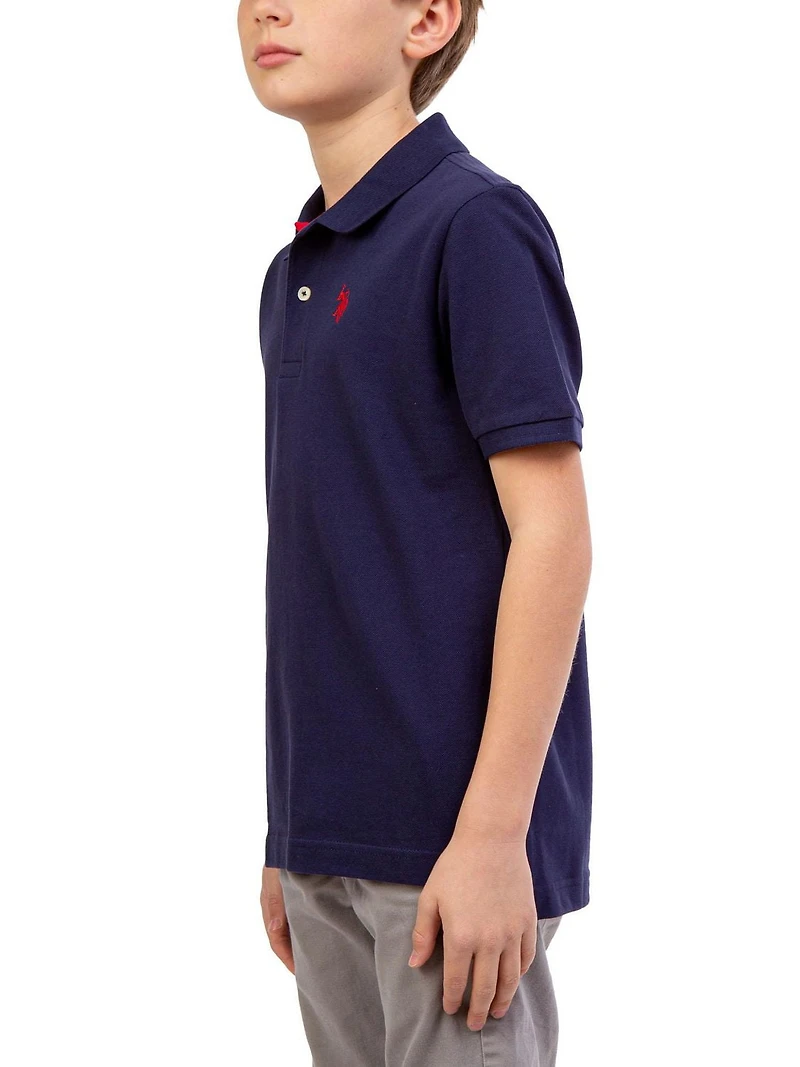 U.S. Polo Assn. À Manches Courtes Pour Garçon