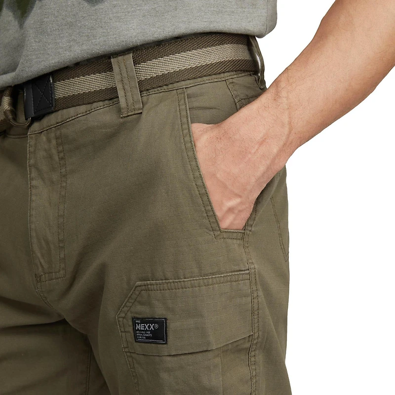 Mexx short cargo Ripstop avec ceinture pour hommes