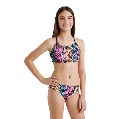 Bikini 2 pièces à lanières au dos Justice pour filles Tailles TP–TG
