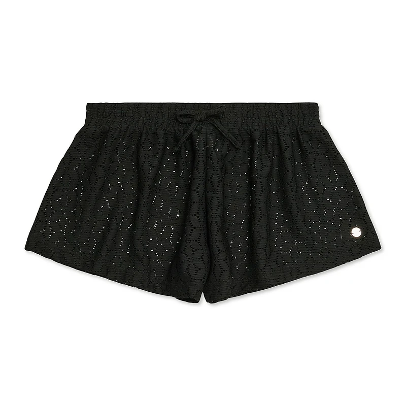 Justice Girls' Crochet Flouncy Short Cover-Up