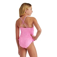 Justice Girls' Textured 1-Piece