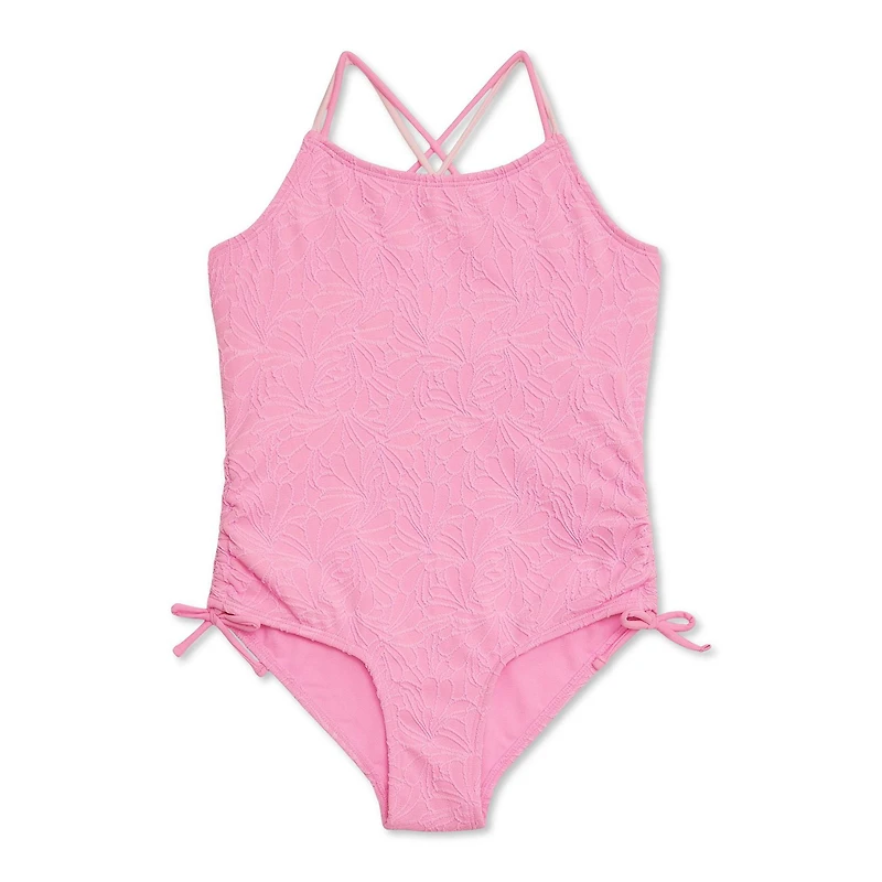Justice Girls' Textured 1-Piece