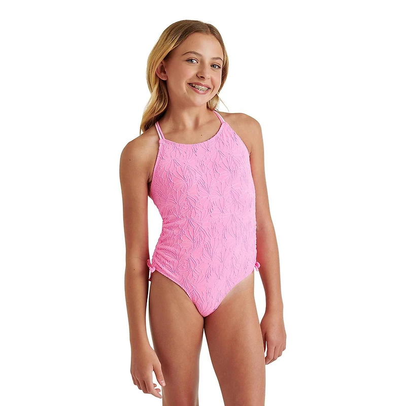 Justice Girls' Textured 1-Piece