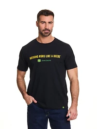 John Deere T-shirt à manches courtes graphique Nothing Runs Like a Deere TM pour hommes