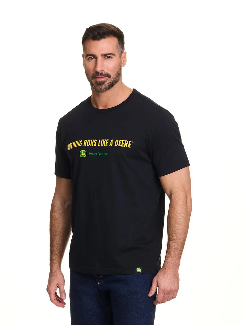 John Deere T-shirt à manches courtes graphique Nothing Runs Like a Deere TM pour hommes