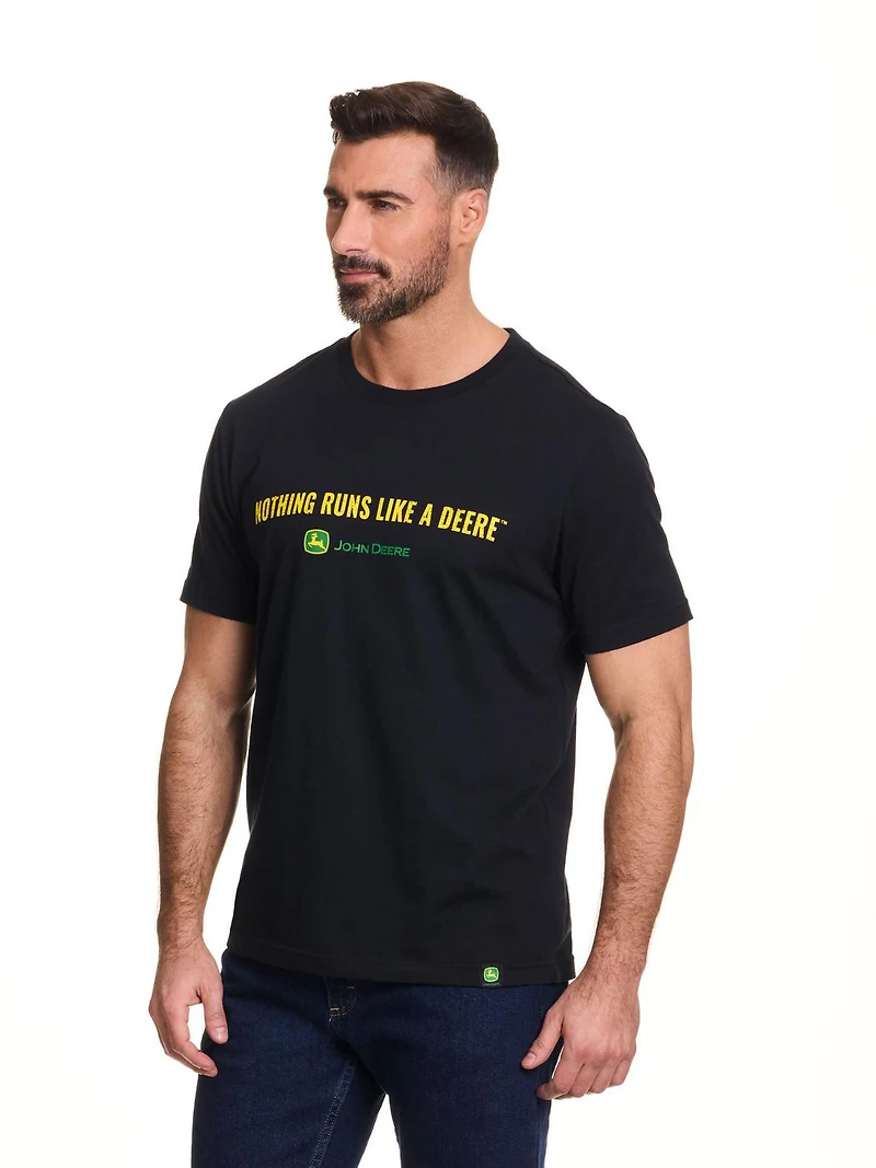 John Deere T-shirt à manches courtes graphique Nothing Runs Like a Deere TM pour hommes