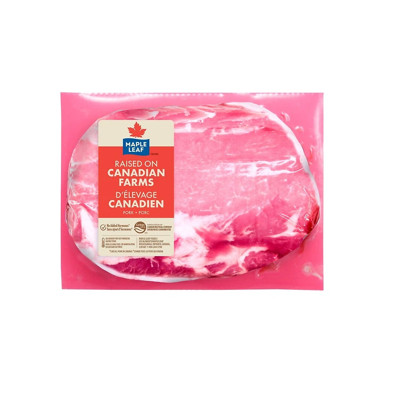 Rôti dépaule de porc désossé frais Maple Leaf, 1 rôti, 0.75 - 1.35 KG