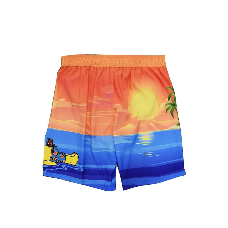 Mens The Simpsons Beach Day Swim Shorts