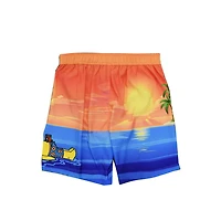 Mens The Simpsons Beach Day Swim Shorts