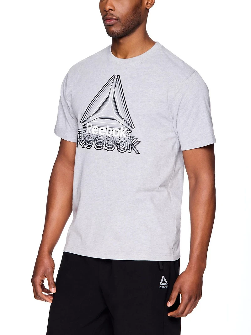 Reebok T-shirt à manches courtes Zoom Graphic pour hommes