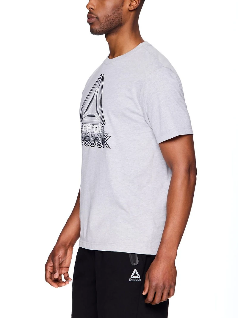 Reebok T-shirt à manches courtes Zoom Graphic pour hommes