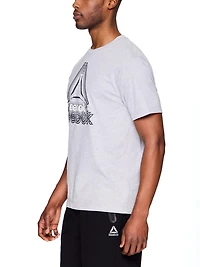 Reebok T-shirt à manches courtes Zoom Graphic pour hommes