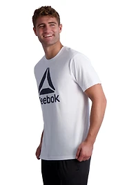 Reebok T-shirt à manches courtes Wordmark Graphic pour hommes Tailles S-2XL