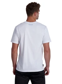 Reebok T-shirt à manches courtes Wordmark Graphic pour hommes Tailles S-2XL
