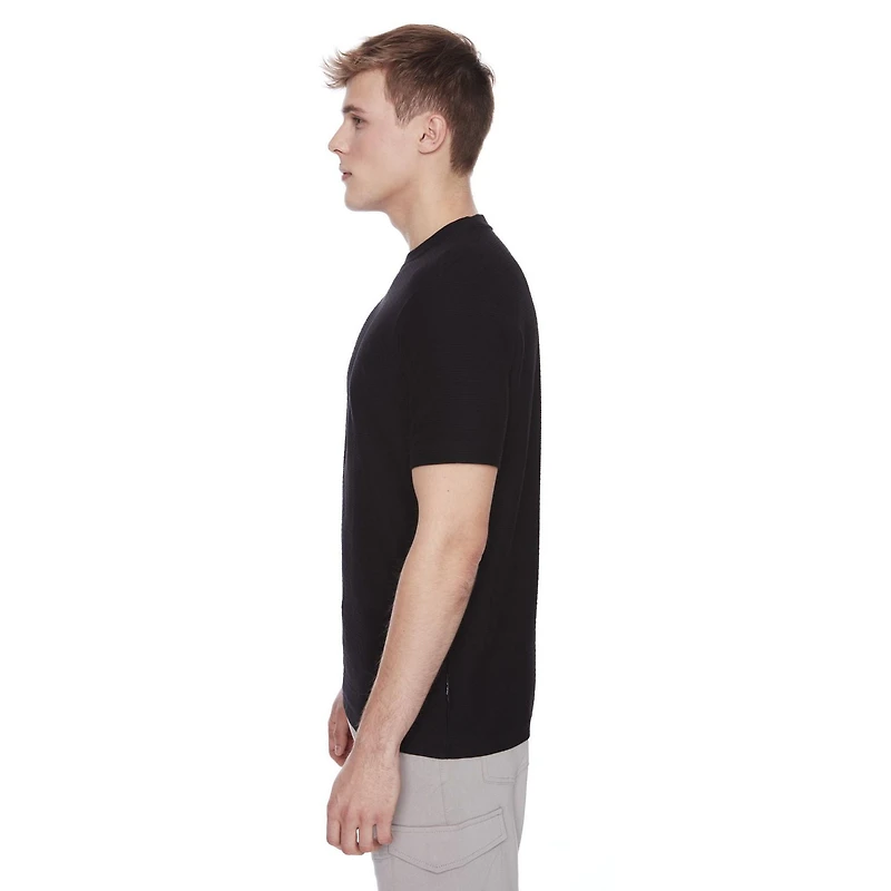 Tee-shirt manches courtes Dark Black