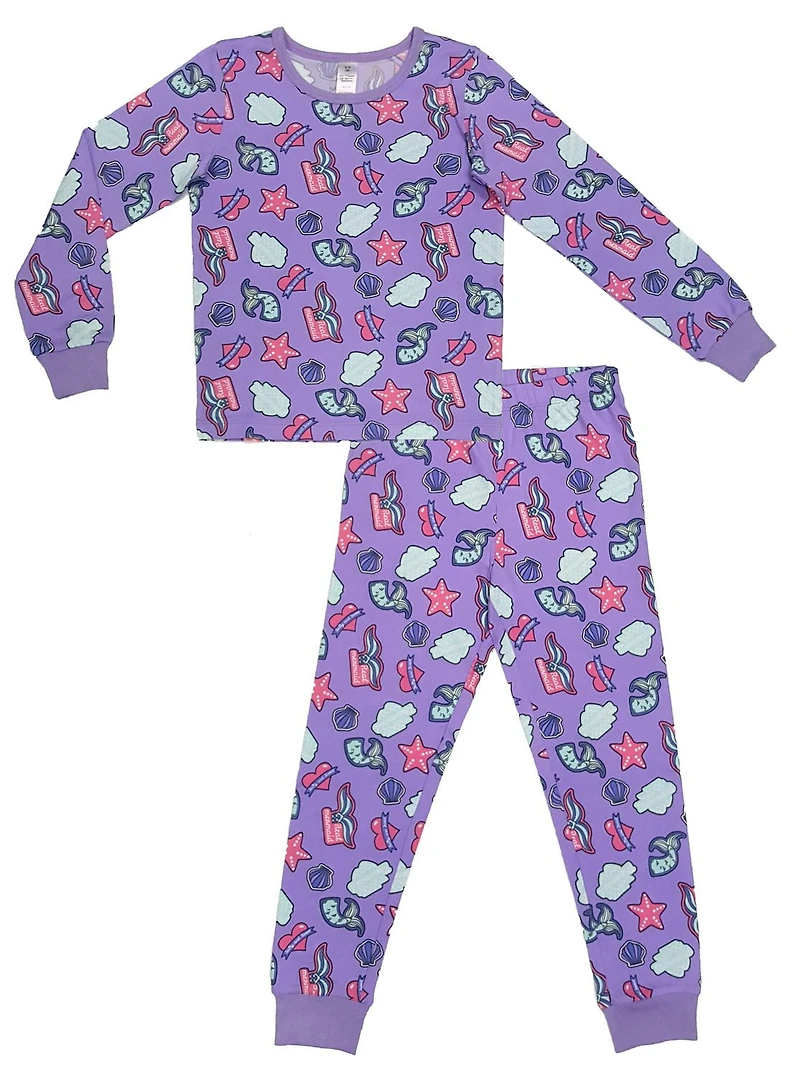 George Girls' 2-Piece Long Sleeve Pajama Set