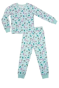 George Ensemble de pyjama 2 pièces à manches longues pour fille