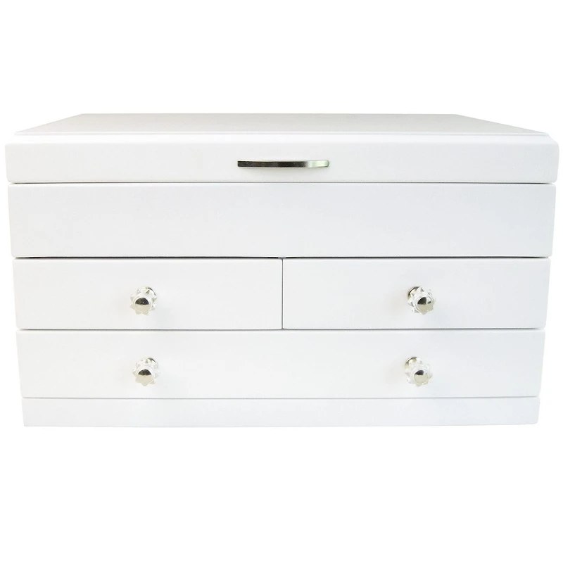 Mele and Co Fairhaven Boîte à Bijoux en Bois Blanc