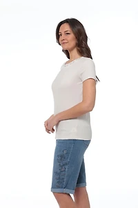 JAX t-shirt à rayures pour femmes avec ornements
