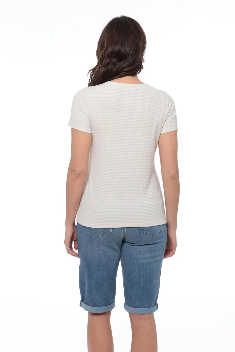 JAX t-shirt à rayures pour femmes avec ornements