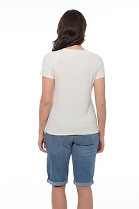 JAX t-shirt à rayures pour femmes avec ornements