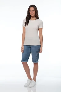 JAX t-shirt à rayures pour femmes avec ornements