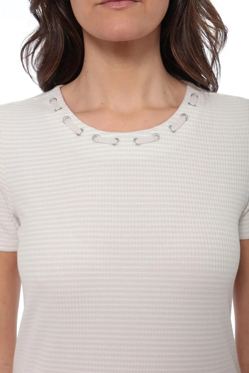 JAX t-shirt à rayures pour femmes avec ornements