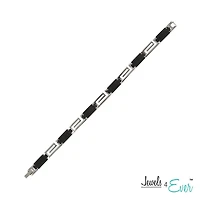 Jewels 4 Ever Men's Black Punk Stainless Steel Bracelet