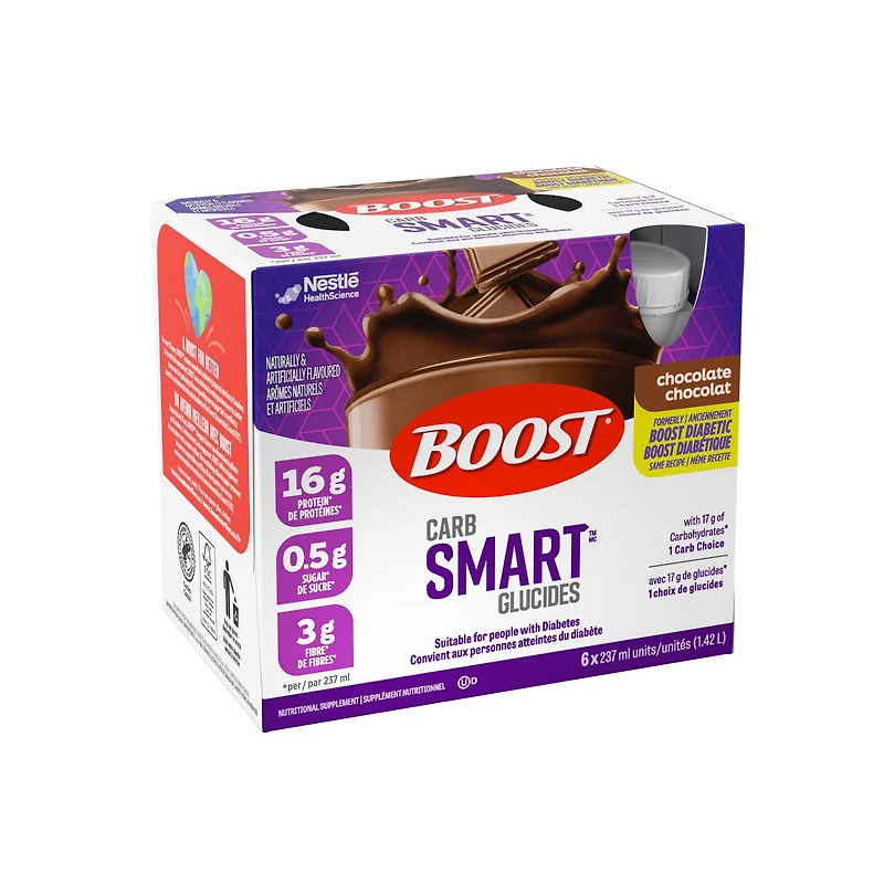 BOOST Diabetic Nutritional Supplement Chocolate 1.42 L