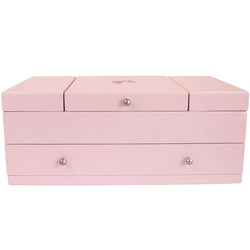 Mele and Co Barbie Boules et Boîte à Bijoux en Bois Bling