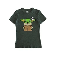 T-shirt Femme Star Wars Mando Feed Me